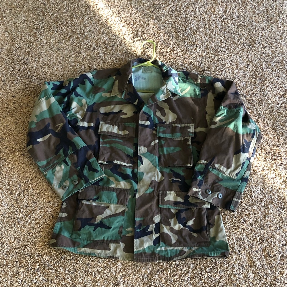 Camo army print jacket